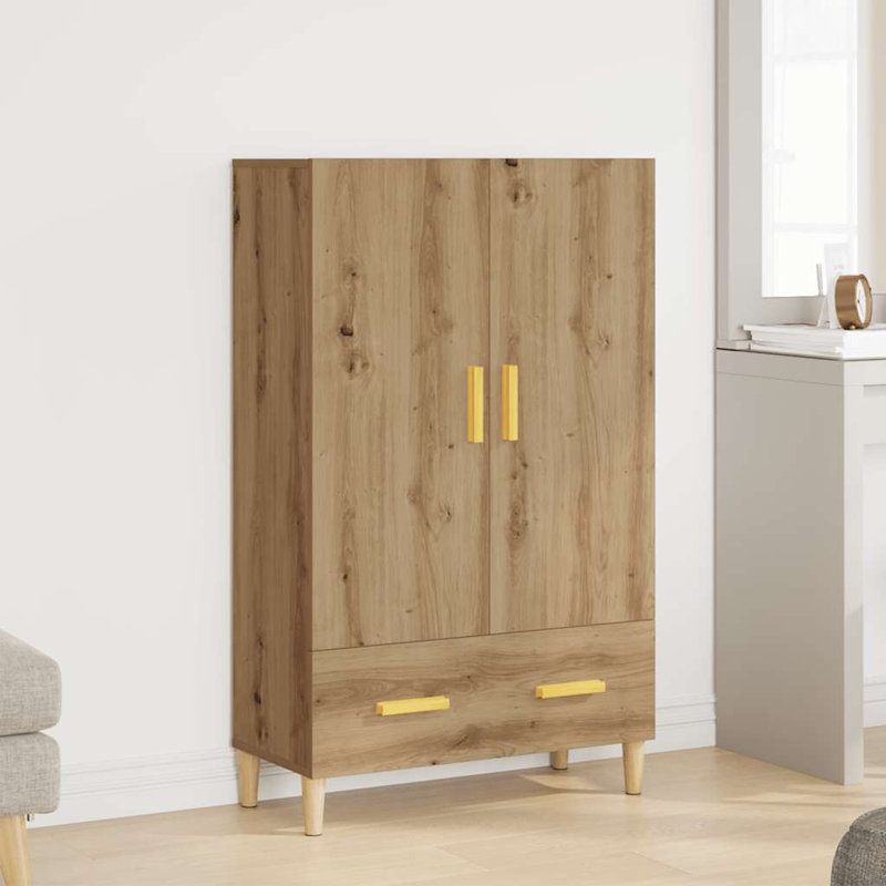 Lonnisha 2 - Door Accent Cabinet, Artisan oak