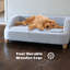 Critter Sitter 36” Rectangular microfiber sofa for medium-sized dogs-1732187978