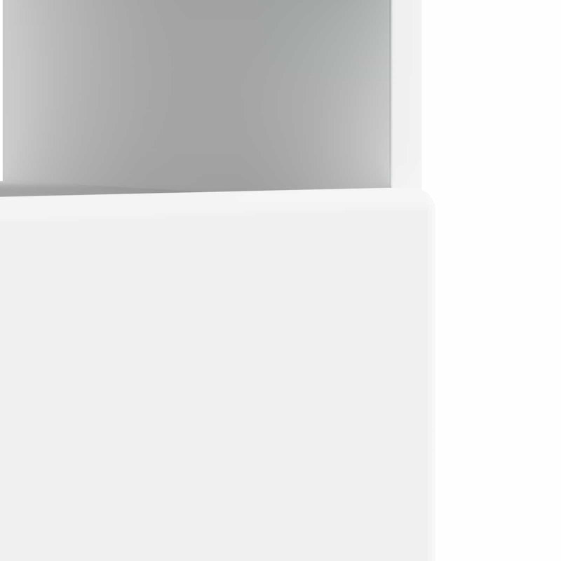 TV Stand, 43cm H x 100cm W x 35cm D, White