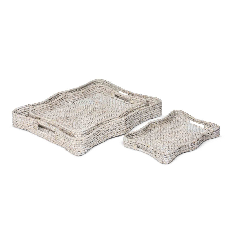 Decorative Tray, Cream