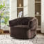 Fauteuil club pivotant en peluche Radia Modern-124215911