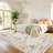 Area Rugs  Washable Non-Slip, Floral Vintage Distress Print Pattern Medallion Carpet for Living Room Bedroom Dining Room,-926520747-926520748