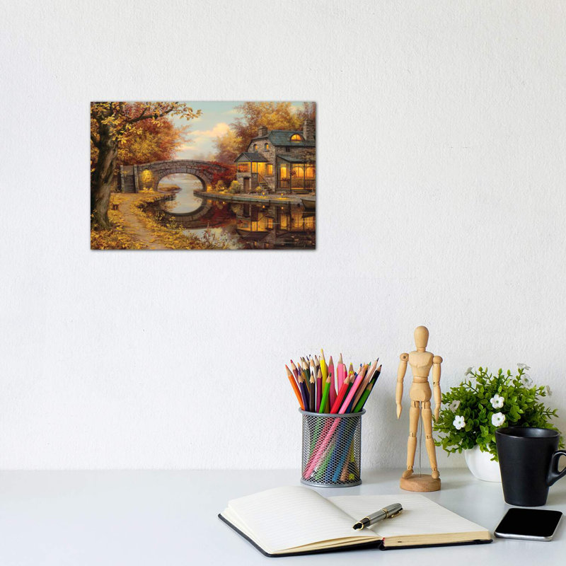 «Tranquility» - reproduction de photo, Toile tendue, H 18 po x l 26 po x P 1,5 po