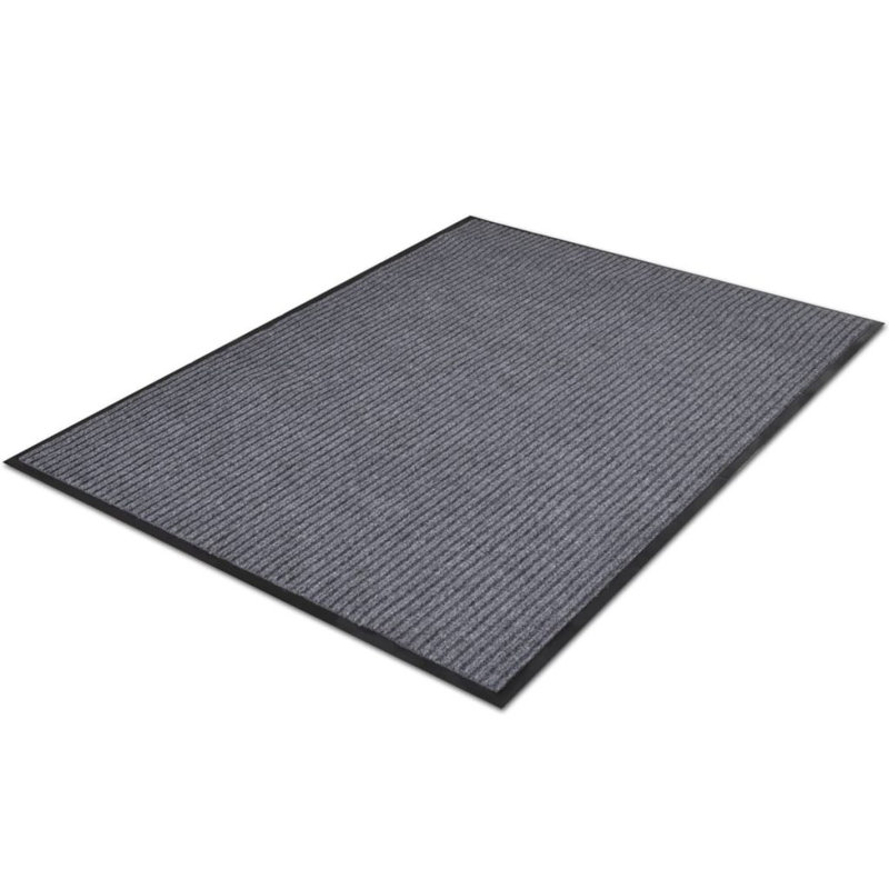 Paillasson vidaXL , 33 po x 45 po, Gris foncé