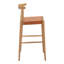 Tabouret de bar Bandani brun clair-125402668