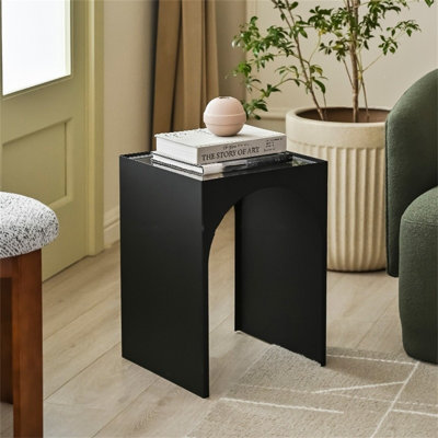 Geometric Side Table, Sofa Table, Coffee Table, Corner Table For Small Living Rooms