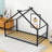 Charming House-Inspired Metal House Bed With Slats-327885164-327885153