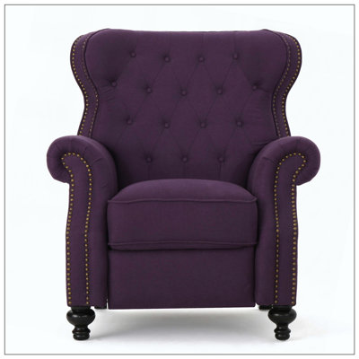 Fauteuil inclinable avec accoudoirs roulés