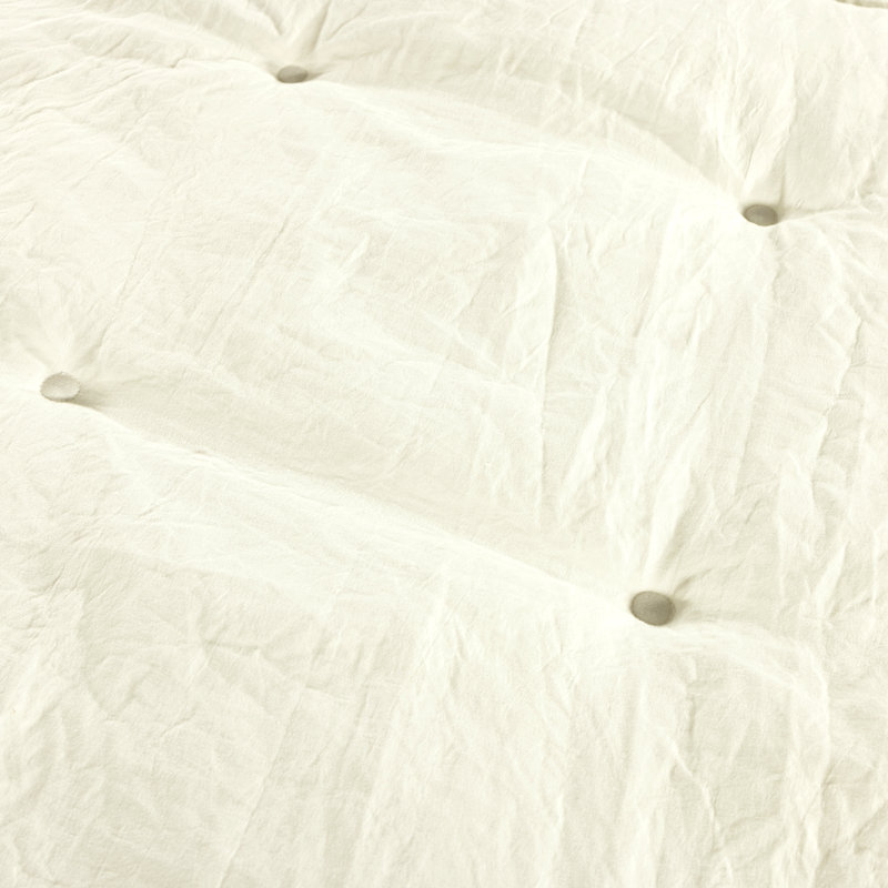 Tapis de jeu pour bébé avec bordure en polyester Lush Décor, Ivoire