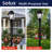 Solus 7, 8, or 10 ft.  Hardwired Direct Burial Lamp Post with Cross Arm and Dusk-to-Dawn Photocell Sensor-68896368-68896367