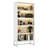 Tall Bookcase with Adjustable LED Lighting and Heavy Duty Storage-129159012