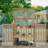 44.5" W x 24.8" D Cold Frame Greenhouse with Adjustable Shelves for Outdoor Indoor Use-94353363