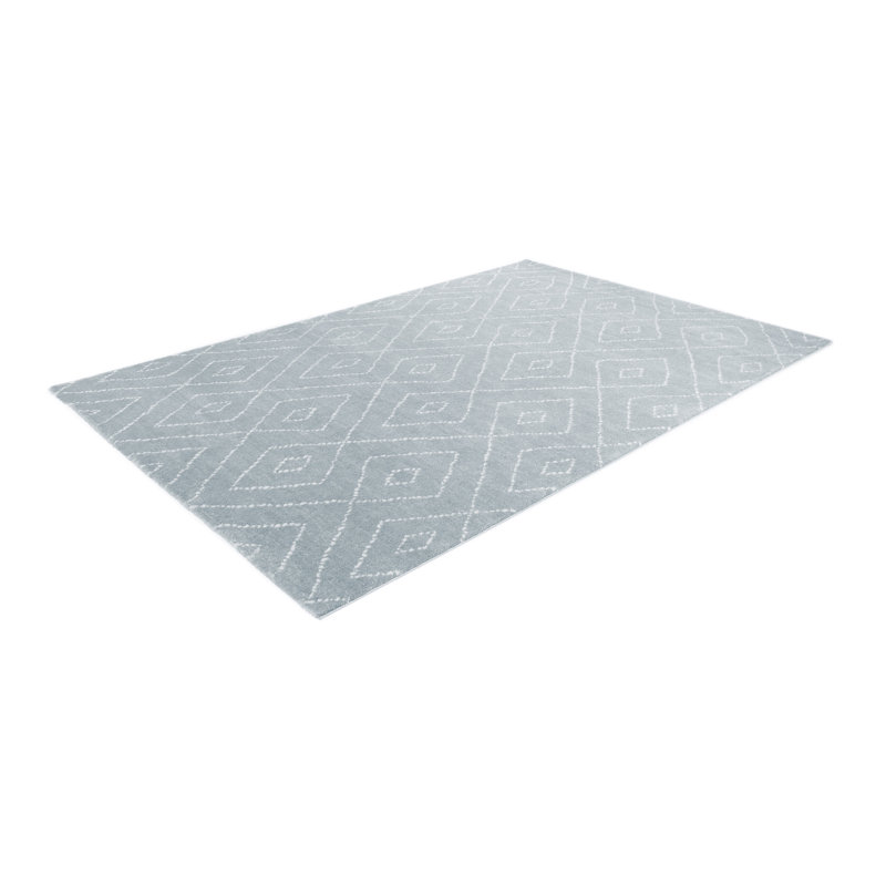 Injuste Biscayne - Régate - Bleu spa, Rectangle 7 pi 10 po x 11 pi 2 po
