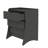 Coney 28" Mid-Century Modern Standard Dresser with 3 Drawers in Charcoal Gray-1615235245