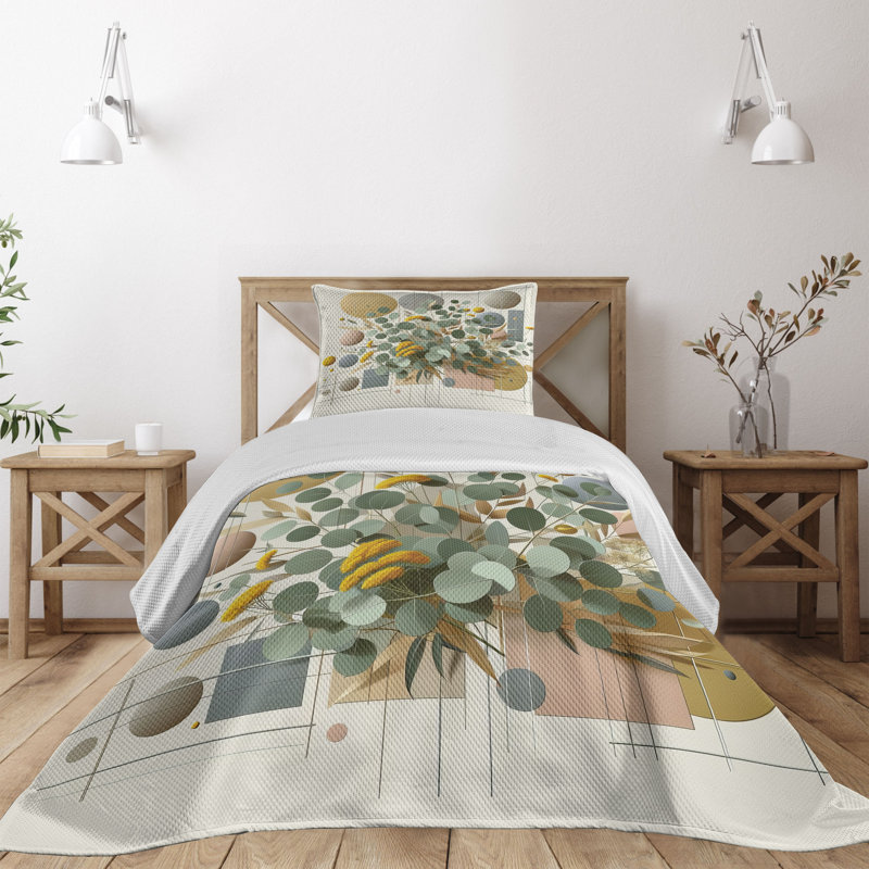 Polyester Coverlet, Twin Coverlet + 1 Standard Shams