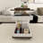 Adjustable End Table With Wheels,Modern Side Table With 360°Rotating Top And Storage Space-442582719