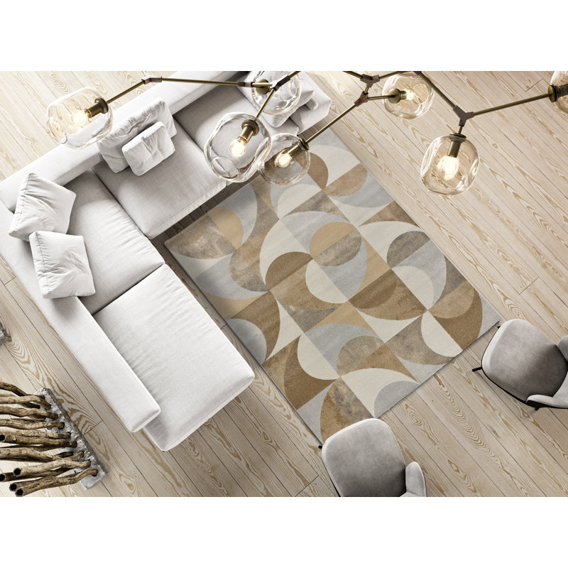 Southgate Rectangle Geometric Area Rug, Rectangle 133 x 190cm