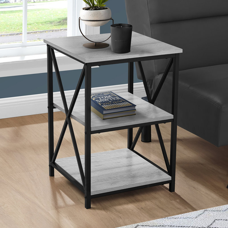 Lampe de table d'appoint avec table de bout, Grey