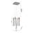 5-Light Chrome Chandelier With A Clear Crystal-1541357585-1541357590