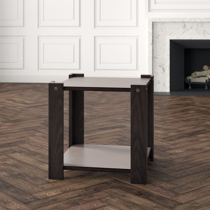 Tristan End Table, Black, Black