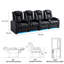 Fauteuil de cinéma inclinable Power Zero Gravity-694001393