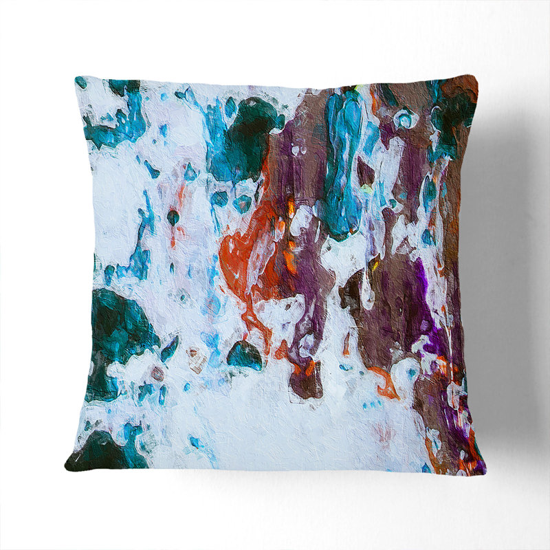 Abstract Square Throw Cushion, 40 x 40 cm