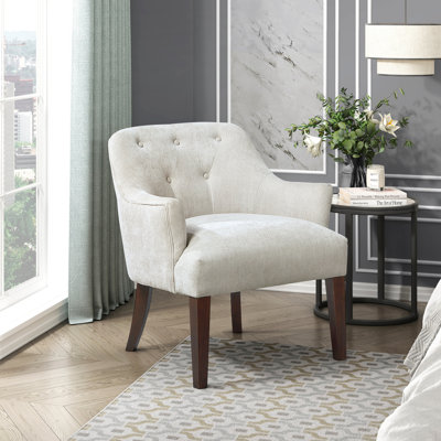 Fauteuil rembourré en tissu 1pc