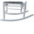 Wooden Porch Rocker Chair  WHITE, Without Mat