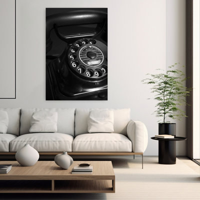 Vintage Rotary Phone Classic Retro Vintage Wall Art
