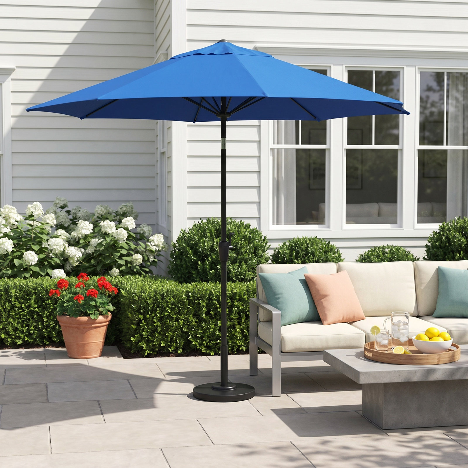 Toscana 5.8' Umbrella, Pacific Blue