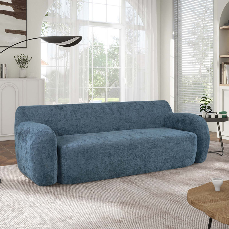  Canapé 81,5 po 81 po, Bleu