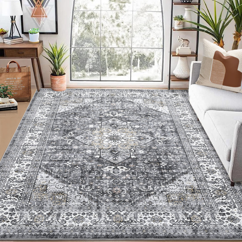 Seppala Washable Indoor Rug, Rectangle 9' x 12'