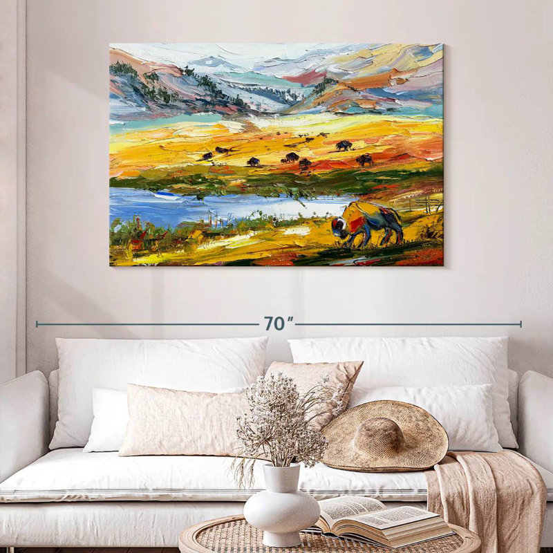 Alvord couleurs de Yellowstone, H 32 po x l 48 po