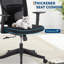 Chaise de bureau ergonomique à haut dossier, avec support lombaire réglable et appui-tête-131434708