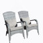 Chaise de patio avec coussins (coussin gris)-1592551545