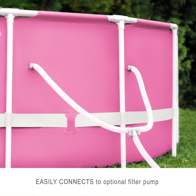 Intex Plastic Round Frame Set Pool 30'' H x 96'' W x 96'' L
