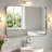 Aluminum Framed Rounded Rectangle Mirror, Wall Mounted Bathroom Vanity Mirror, Modern Horizontal/Vertical Entryway Wall Mirror-811529148-811529137