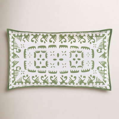 Knight Wood Cutwork Sham