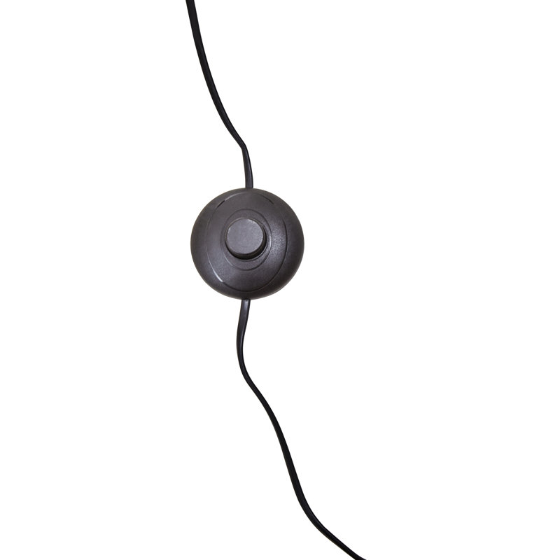 Paragonah 175cm Black Arched Floor Lamp
