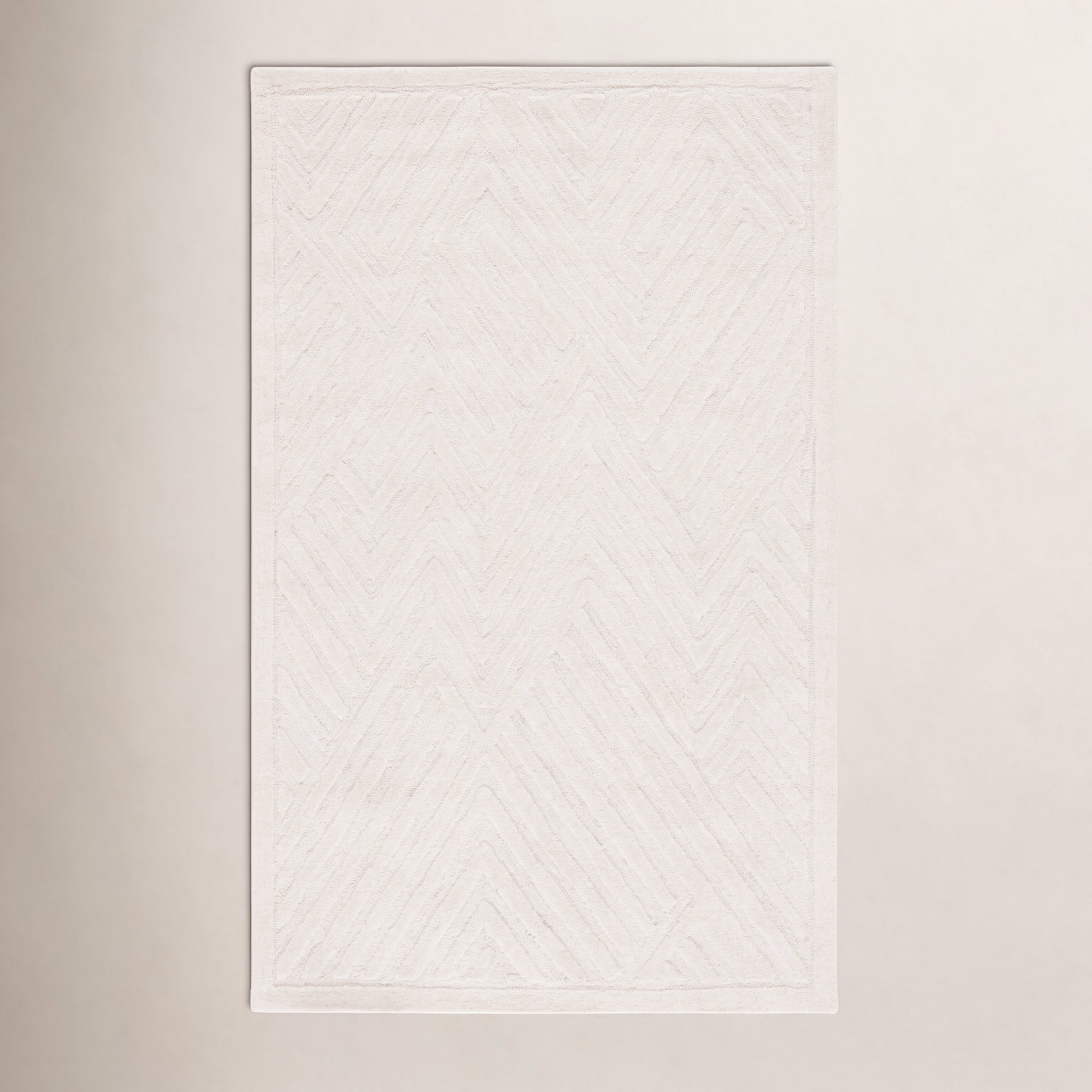 Ginna Hand-Tufted Wool Geometric Rug, Rectangle 3' x 5'
