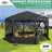 15x15ft Extra Large Pop-Up Gazebo Canopy Tent with Mosquito Netting-106897506