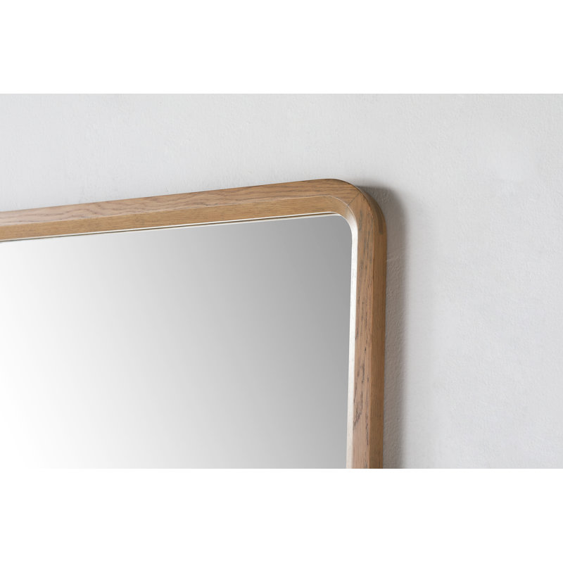 Vela Mirror, 29.5" x 35.5", Medium Yellow Wood