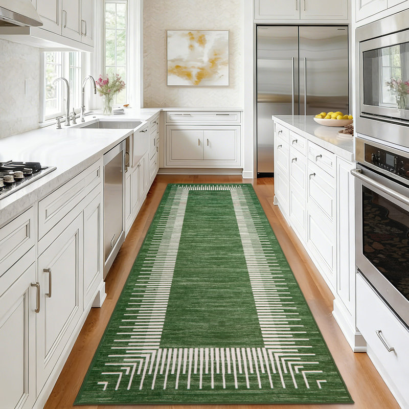 Tapis lavable moderne et minimaliste avec envers en caoutchouc, tapis souple et durable pliable pour les chambres à coucher, les salons et les salles à manger