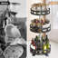 Étagère à épices en métal 2 étages et 3 étages Lazy Susan-832406187