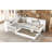 L-Shaped Platform Bed With Trundle, Solid Wood Platform Bed With Storage Drawers And Shelves, No Spring Box Needed-116829712