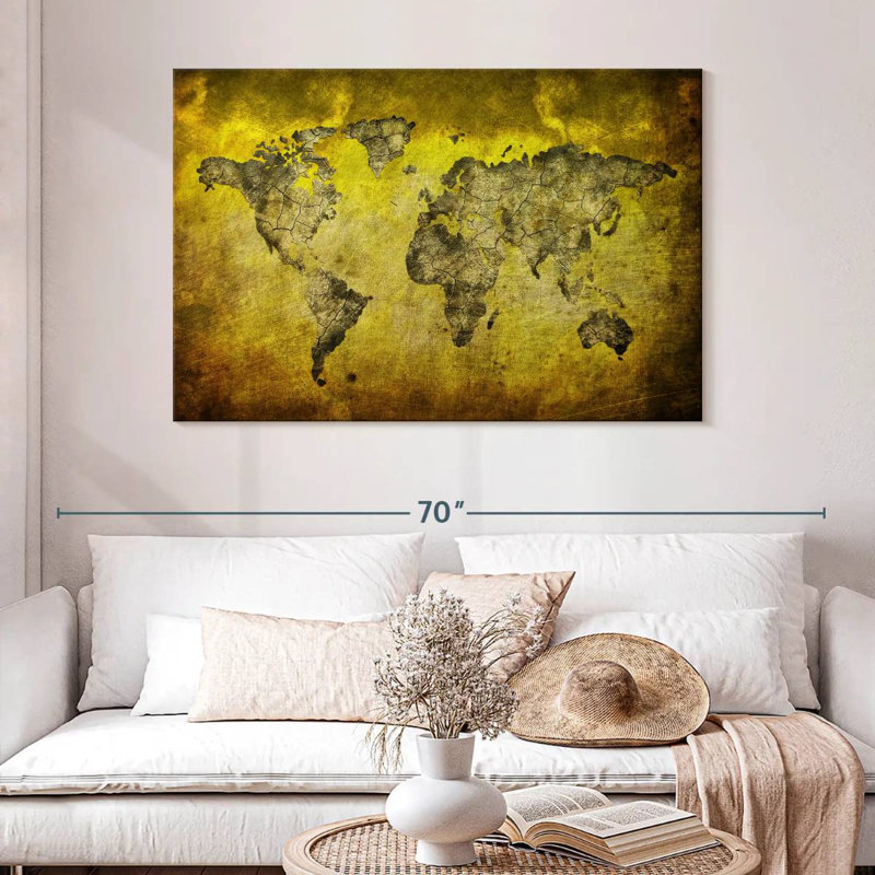 Carte «Aliaz World Is Your Oyster», H 32 po x l 48 po