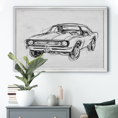 " Classic Car Sketch III "