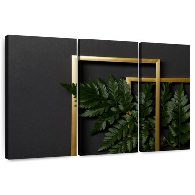 Harnek Ferns In Golden Frames