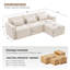 Canapé modulaire rembourré 4 pièces Taufner-1122745174
