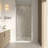 36" - 37 3/8" W x 72" H Bi-Fold Frameless Shower Door with 1/4" (6mm) Clear Tempered Glass-108979071